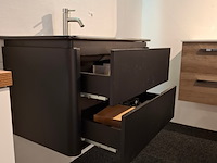 Badmeubel wd, mat zwart 3d front - afbeelding 12 van  16