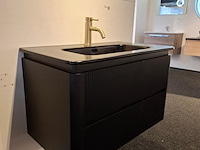 Badmeubel wd, mat zwart 3d front - afbeelding 8 van  14