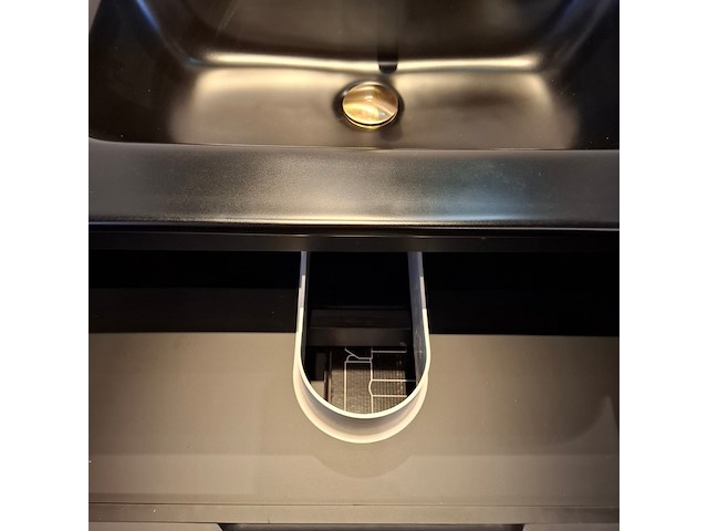 Badmeubel wd, mat zwart 3d front - afbeelding 11 van  14
