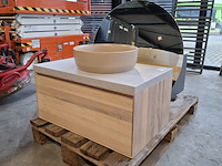 Badmeubel, white wash - afbeelding 1 van  12