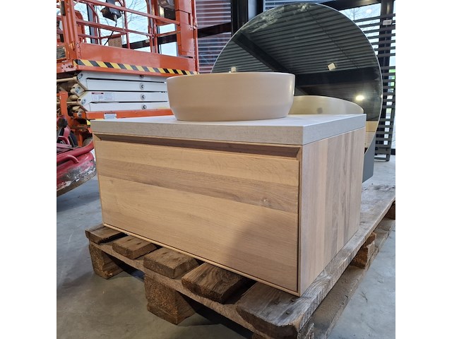 Badmeubel, white wash - afbeelding 6 van  12