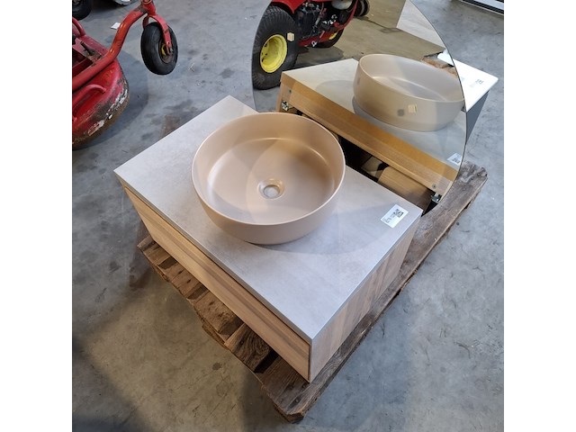 Badmeubel, white wash - afbeelding 7 van  12