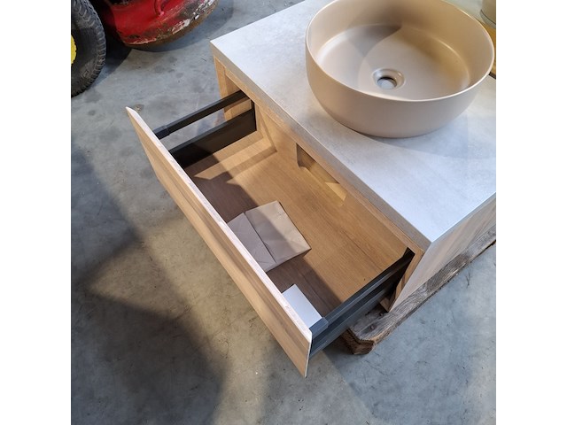 Badmeubel, white wash - afbeelding 10 van  12