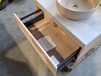 Badmeubel, white wash - afbeelding 10 van  12