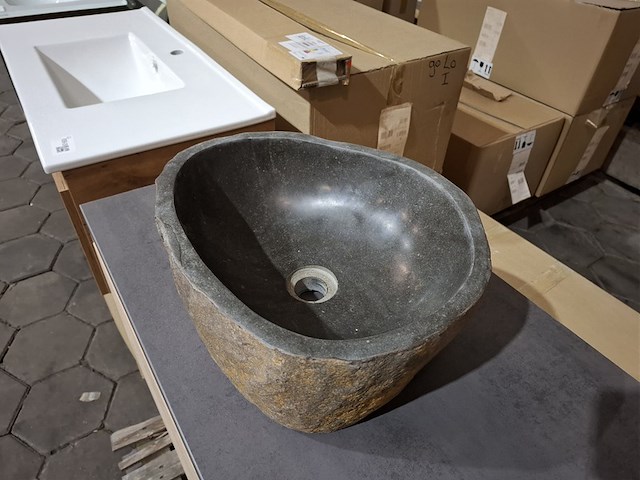 Badmeubel white wash - afbeelding 6 van  14