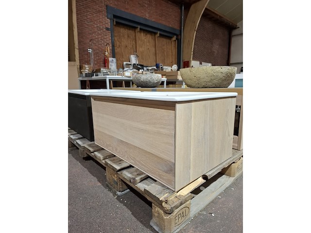 Badmeubel white wash - afbeelding 3 van  9