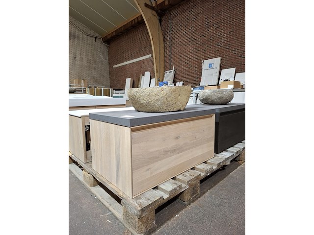 Badmeubel white wash - afbeelding 3 van  10