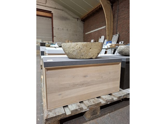 Badmeubel white wash - afbeelding 4 van  10