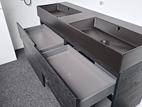 Badmeubel, xenz, pipel, black oak - afbeelding 8 van  11