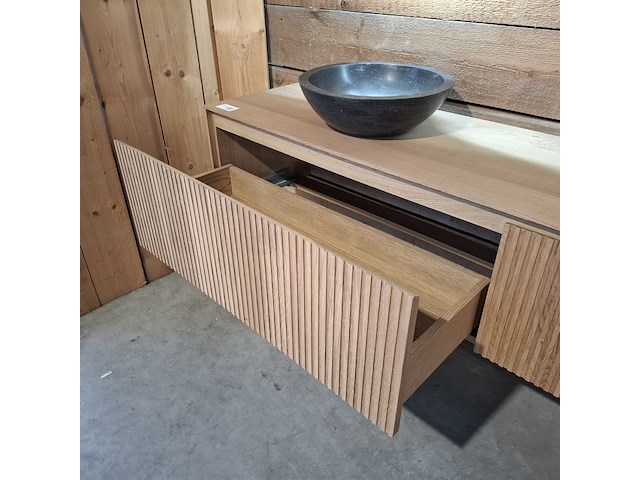 Badmeubel xenz, rect, corn oak - afbeelding 4 van  17