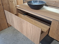 Badmeubel xenz, rect, corn oak - afbeelding 4 van  17