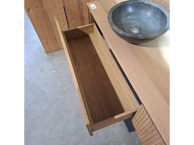 Badmeubel xenz, rect, corn oak - afbeelding 5 van  17