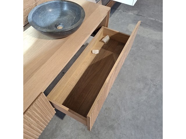 Badmeubel xenz, rect, corn oak - afbeelding 7 van  17