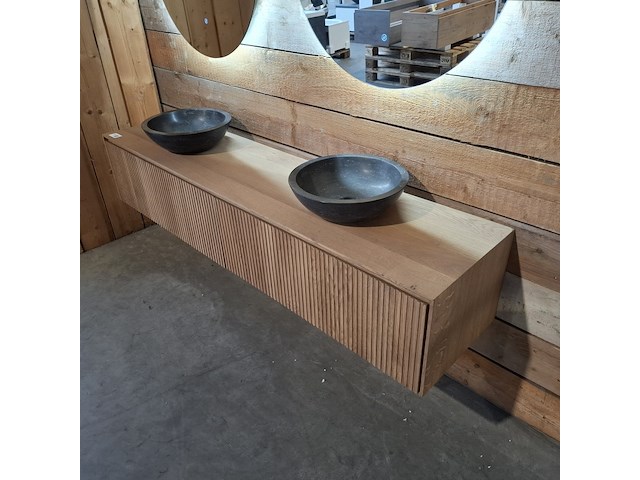 Badmeubel xenz, rect, corn oak - afbeelding 11 van  17