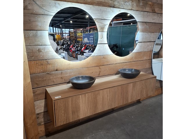 Badmeubel xenz, rect, corn oak - afbeelding 12 van  17