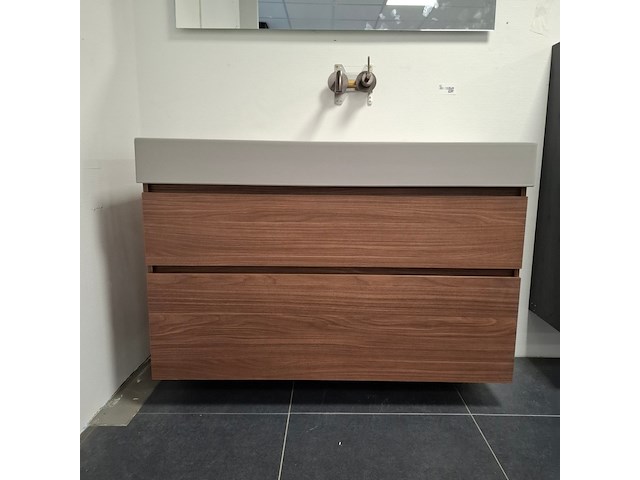 Badmeubel xenz, space, walnoot - afbeelding 9 van  16