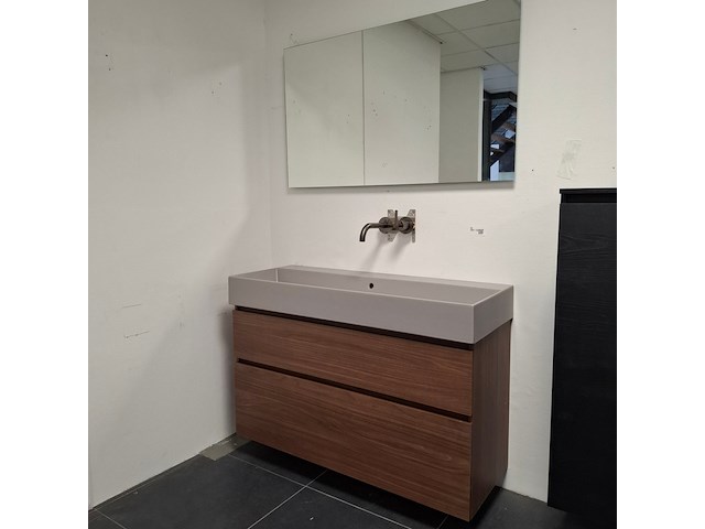 Badmeubel xenz, space, walnoot - afbeelding 10 van  16