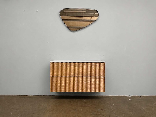 Badmeubelset - fineer 100 cm - afbeelding 5 van  12