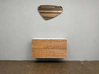 Badmeubelset - fineer 100 cm - afbeelding 5 van  12