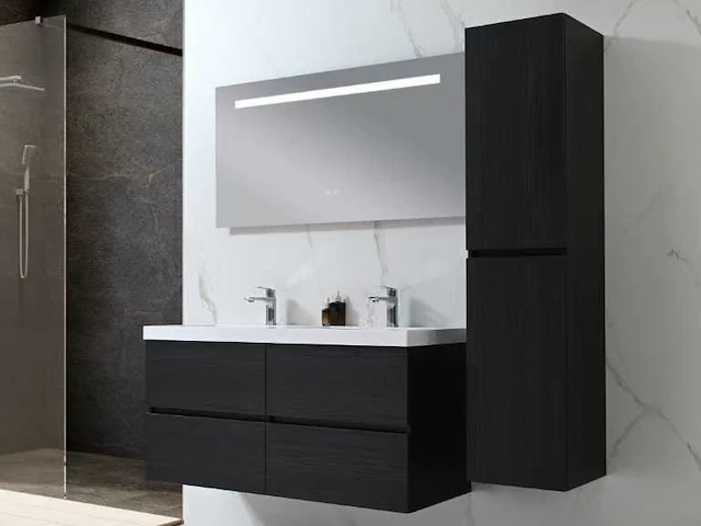 Badmeubelset - melamine, kunstmarmer - vonato - 0 - calmwood 120 - afbeelding 1 van  10