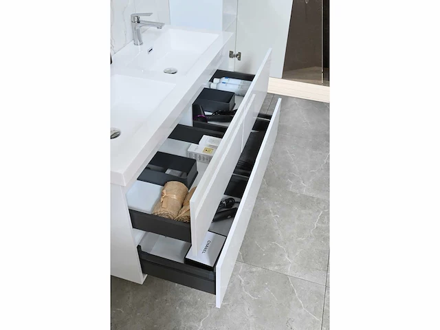 Badmeubelset - melamine, kunstmarmer - vonato - 0 - nala 145 - afbeelding 6 van  9