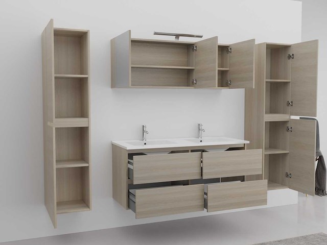 Badmeubelset - vonato - lagom 120 - 2-persoons 120 cm - afbeelding 3 van  6