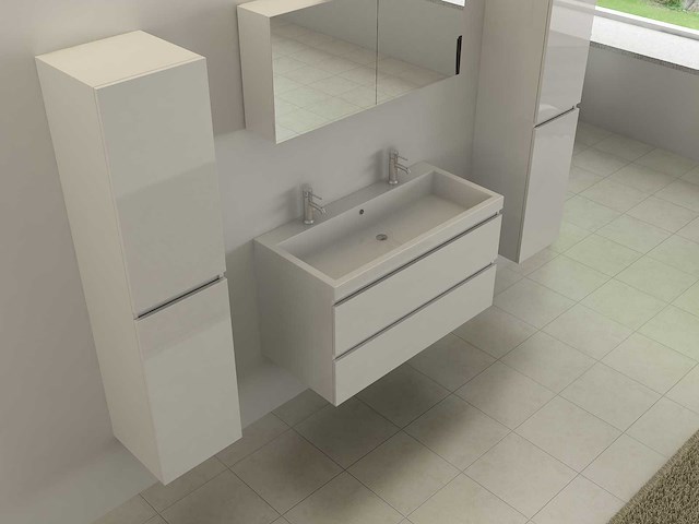 Badmeubelset - vonato - luxe bl20 - 0 - 2-persoons 100 cm - afbeelding 3 van  6