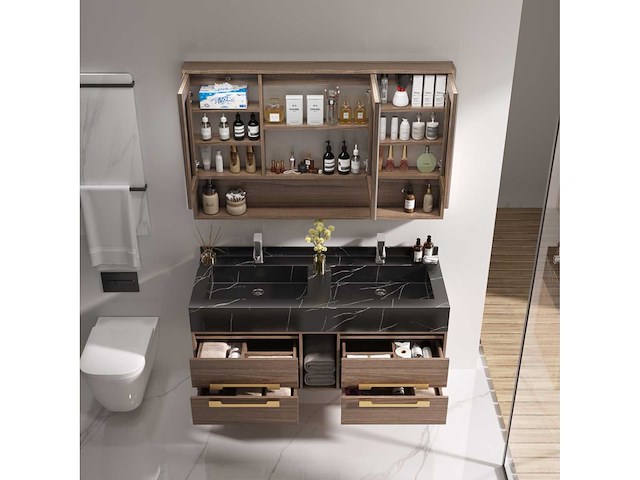 Badmeubelset - vonato - modular 110 - 0 - 2-persoons 120 cm - afbeelding 3 van  4