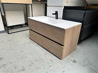 Badmeubelset 100cm met solis surface blad - afbeelding 7 van  7