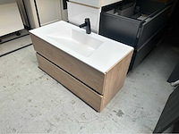 Badmeubelset 100cm met solis surface blad - afbeelding 4 van  7