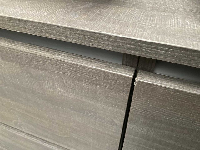 Badmeubelset 140cm oergrijs/quartz zwart softclose - afbeelding 4 van  4