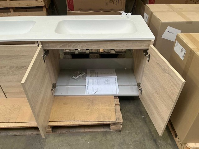 Badmeubelset oak sand 160cm - afbeelding 4 van  9