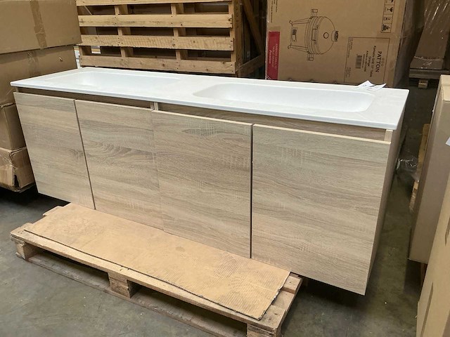 Badmeubelset oak sand 160cm - afbeelding 6 van  9