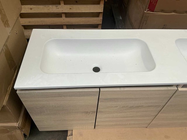 Badmeubelset oak sand 160cm - afbeelding 8 van  9