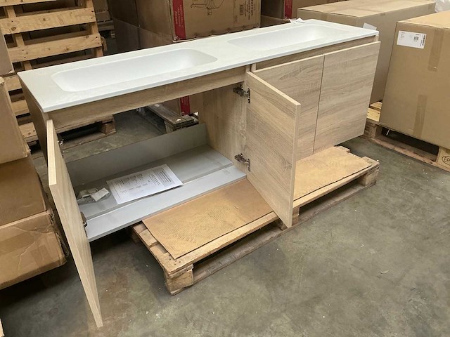 Badmeubelset oak sand 160cm - afbeelding 8 van  8