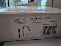 Badrandthermostaat, wiesbaden, caral, chroom - afbeelding 1 van  3