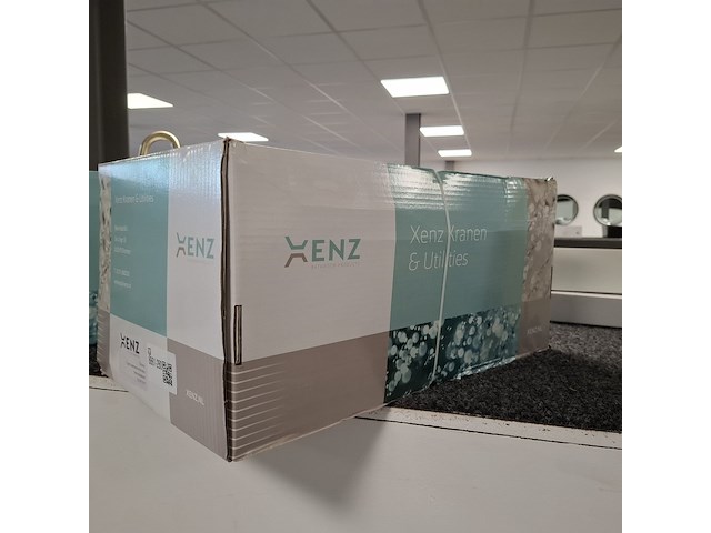 Badrandthermostaat xenz, grace, goud geborsteld - afbeelding 1 van  2
