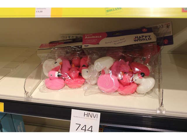 Badspeeltjes happyworld, zes verpakkingen. - afbeelding 1 van  2