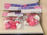 Badspeeltjes happyworld, zes verpakkingen.