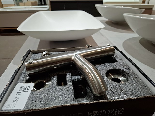 Badthermostaat brauer, edition, rvs geborsteld - afbeelding 1 van  5