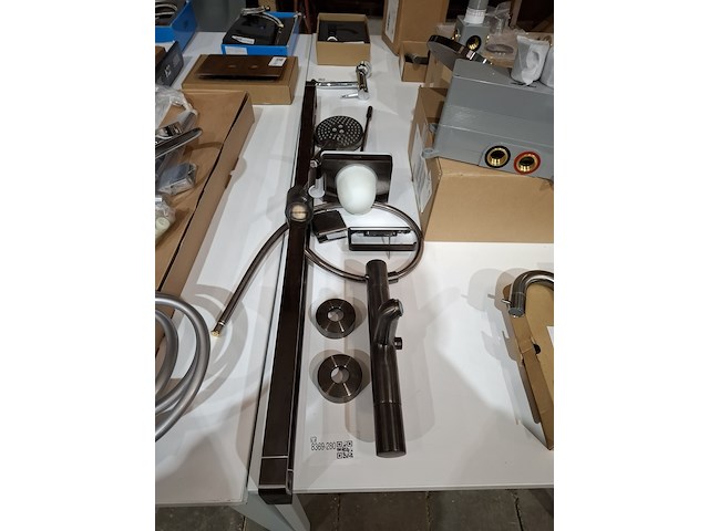 Badthermostaat hansgrohe, axor, gun metal - afbeelding 2 van  10