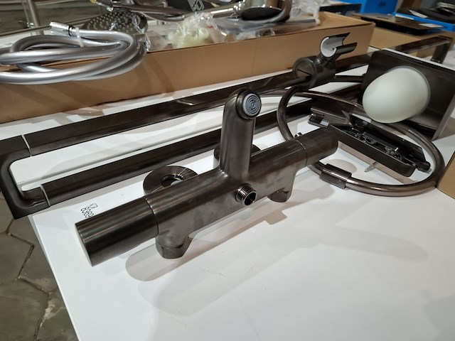 Badthermostaat hansgrohe, axor, gun metal - afbeelding 7 van  10