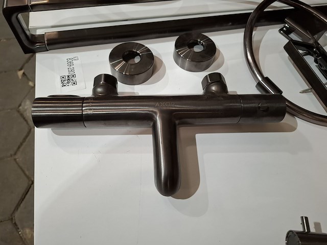 Badthermostaat hansgrohe, axor, gun metal - afbeelding 8 van  10