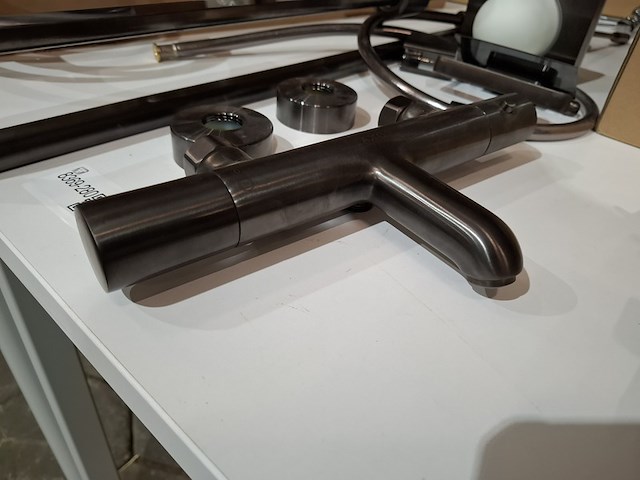 Badthermostaat hansgrohe, axor, gun metal - afbeelding 9 van  10