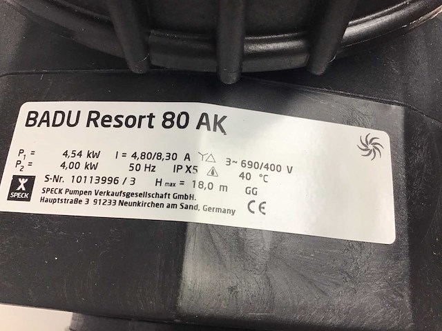 Badu resort 80 ak zwembadpomp met filter - afbeelding 4 van  5
