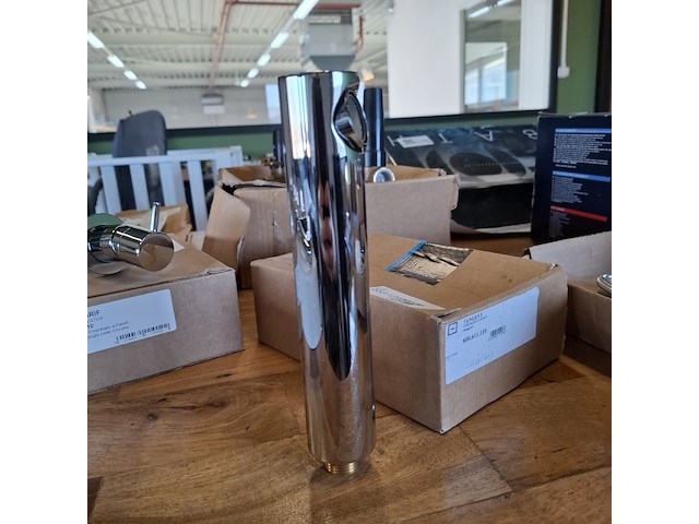 Baduitloop supergrif, tangent, chroom - afbeelding 1 van  5