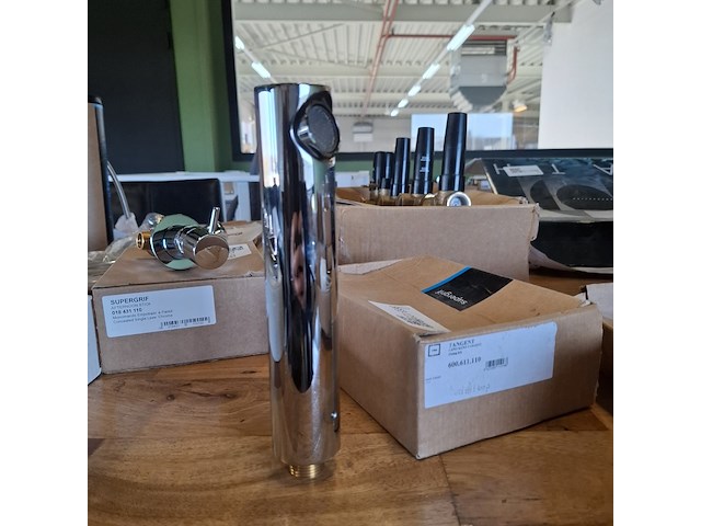 Baduitloop supergrif, tangent, chroom - afbeelding 2 van  5