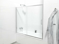 Badwand 2 delige schuifdeur 170x150cm - afbeelding 1 van  2