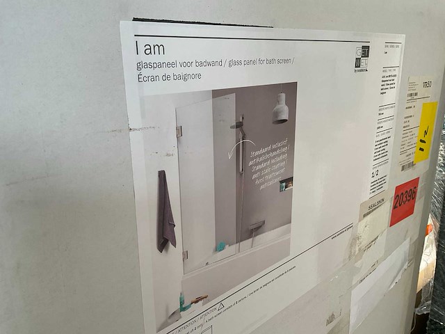 Badwand get wet by sealskin i am 75x160 cm - afbeelding 2 van  2