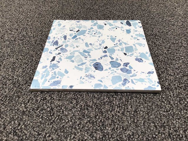 Baerwolf flakes blue mat vloertegel 18,5x18,5 cm 1,96 m² - afbeelding 3 van  3